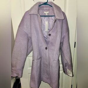 Lavender midi Topshop jacket